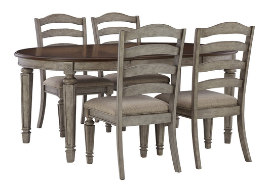 Lodenbay Dining Table and 4 Chairs Smyrna Furniture Outlet