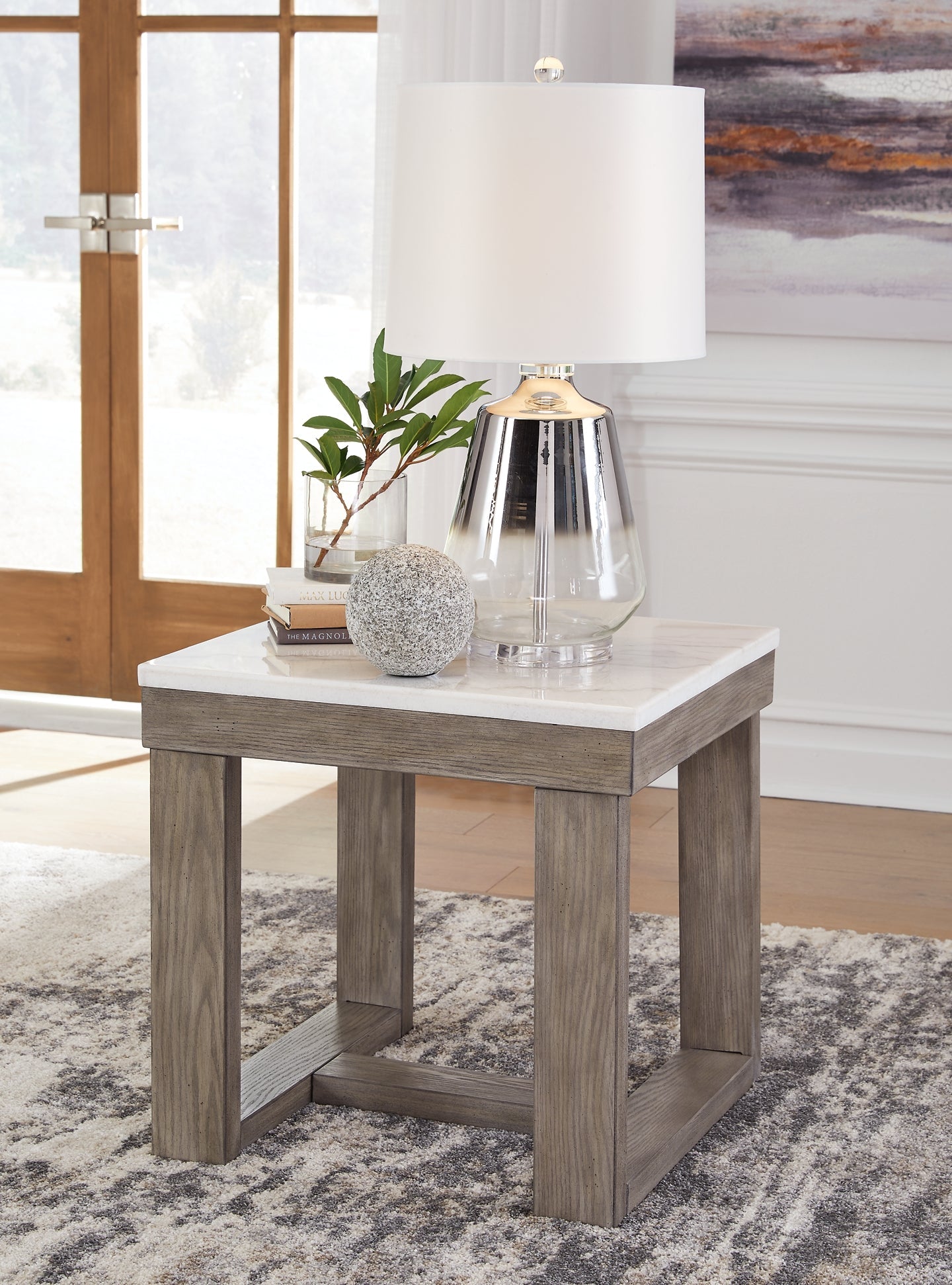 Loyaska Square End Table Smyrna Furniture Outlet