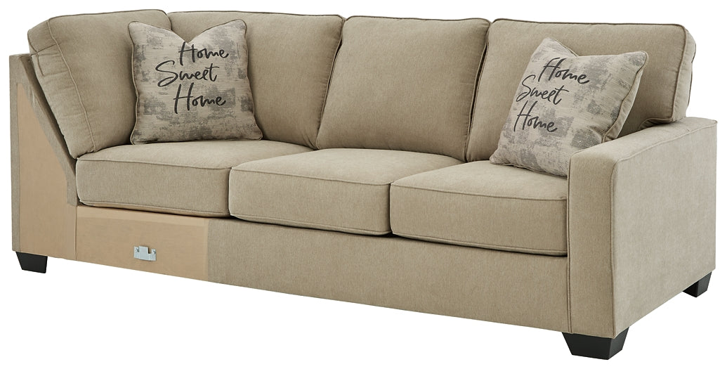 Lucina 2-Piece Sectional with Ottoman Smyrna Furniture Outlet