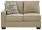 Lucina 2-Piece Sectional with Ottoman Smyrna Furniture Outlet