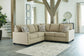 Lucina 2-Piece Sectional with Ottoman Smyrna Furniture Outlet