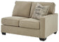 Lucina 3-Piece Sectional with Ottoman Smyrna Furniture Outlet