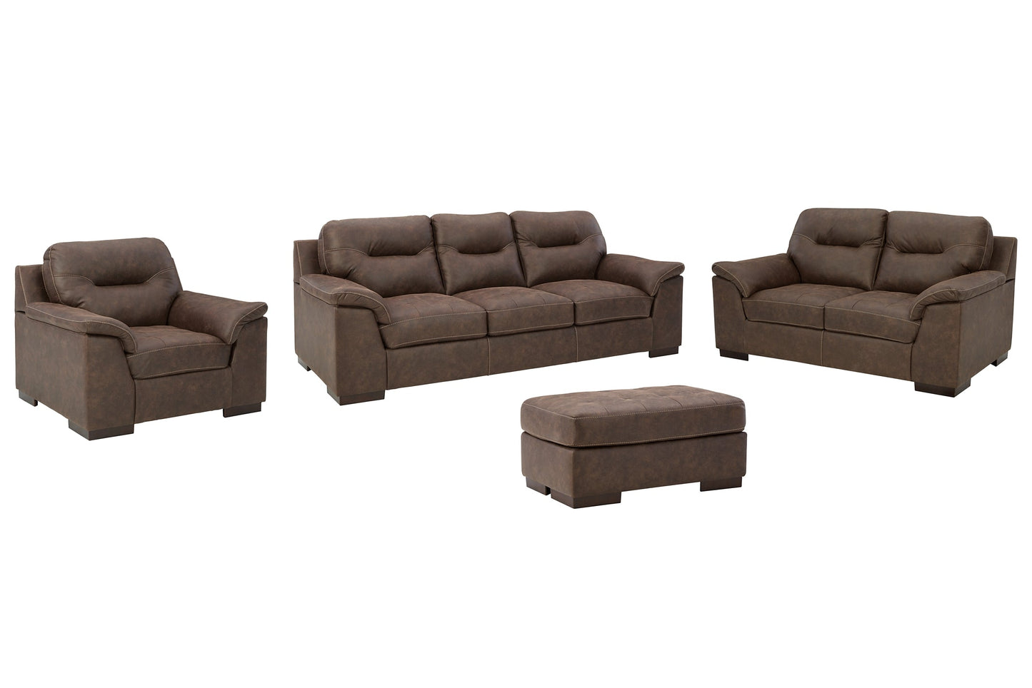 Maderla Sofa, Loveseat, Chair and Ottoman Smyrna Furniture Outlet