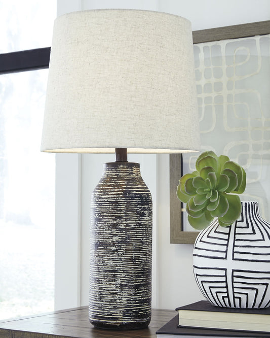 Mahima Paper Table Lamp (2/CN) Smyrna Furniture Outlet