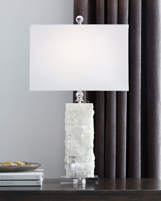 Malise Alabaster Table Lamp (1/CN) Smyrna Furniture Outlet