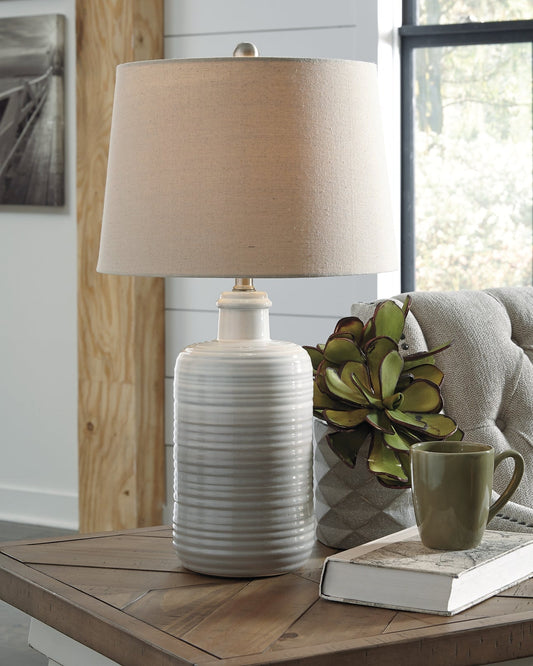 Marnina Ceramic Table Lamp (2/CN) Smyrna Furniture Outlet