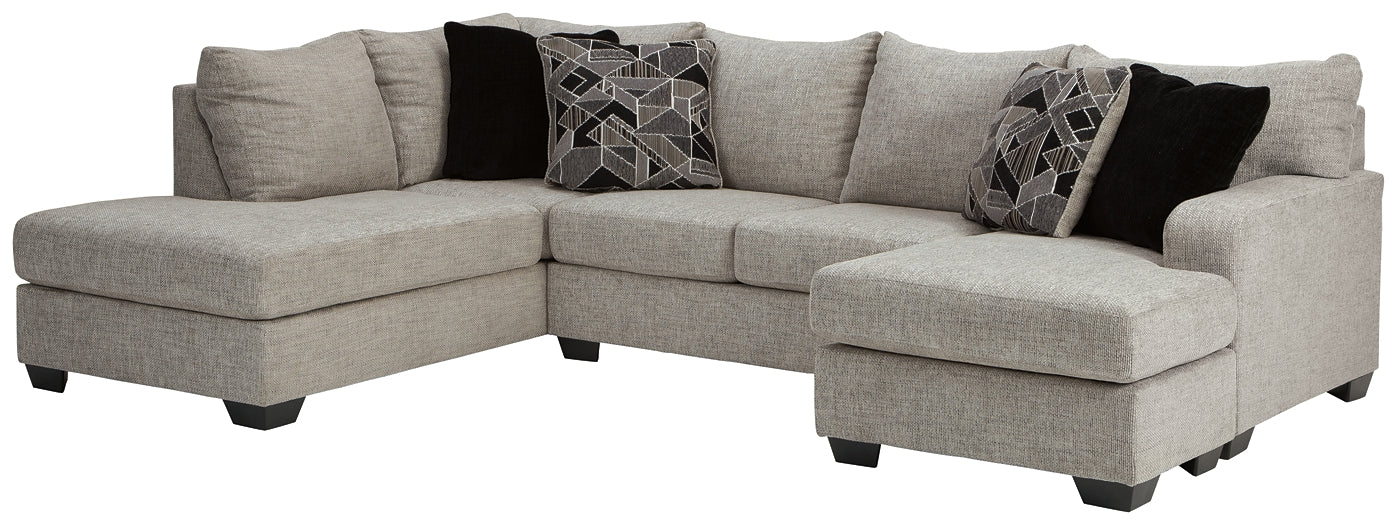 Megginson 2-Piece Sectional with Chair and Ottoman Smyrna Furniture Outlet