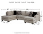 Megginson 2-Piece Sectional with Chair and Ottoman Smyrna Furniture Outlet