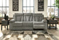 Mitchiner REC Sofa w/Drop Down Table Smyrna Furniture Outlet