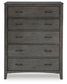 Montillan Five Drawer Chest Smyrna Furniture Outlet