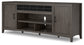 Montillan XL TV Stand w/Fireplace Option Smyrna Furniture Outlet