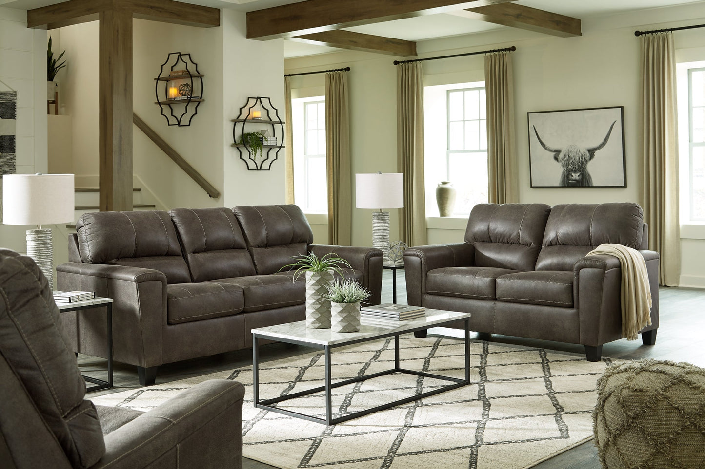 Navi Sofa, Loveseat and Recliner Smyrna Furniture Outlet