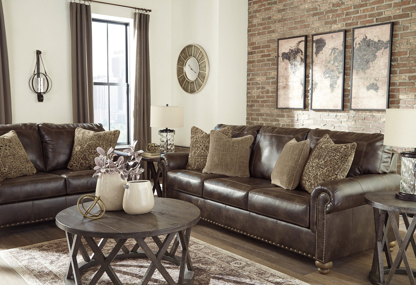 Nicorvo Sofa, Loveseat, Chair and Ottoman Smyrna Furniture Outlet