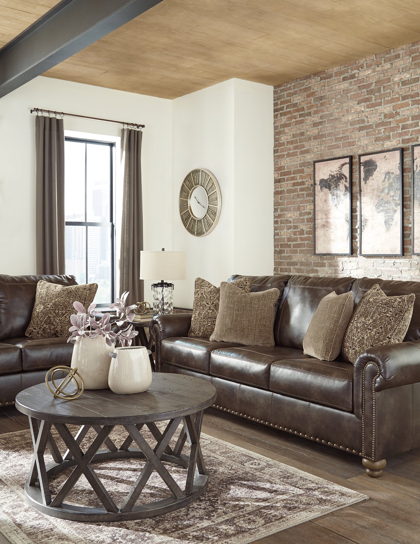 Nicorvo Sofa, Loveseat, Chair and Ottoman Smyrna Furniture Outlet