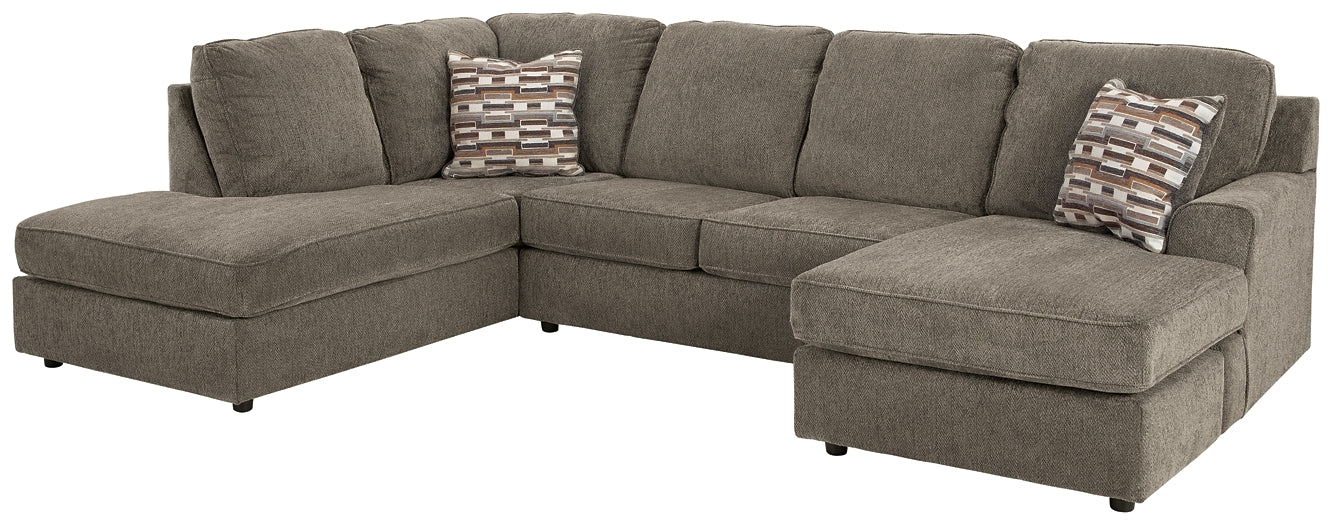 O'Phannon 2-Piece Sectional with Ottoman Smyrna Furniture Outlet