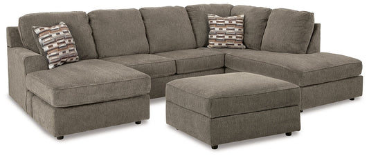 O'Phannon 2-Piece Sectional with Ottoman Smyrna Furniture Outlet