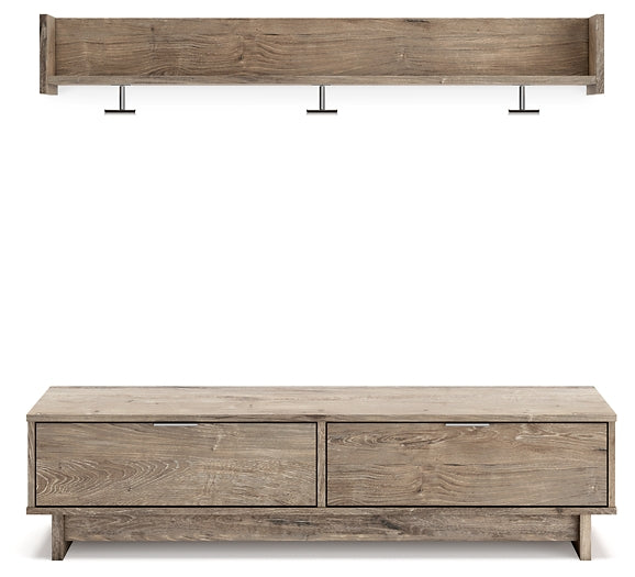 Oliah Bench with Coat Rack Smyrna Furniture Outlet