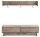 Oliah Bench with Coat Rack Smyrna Furniture Outlet