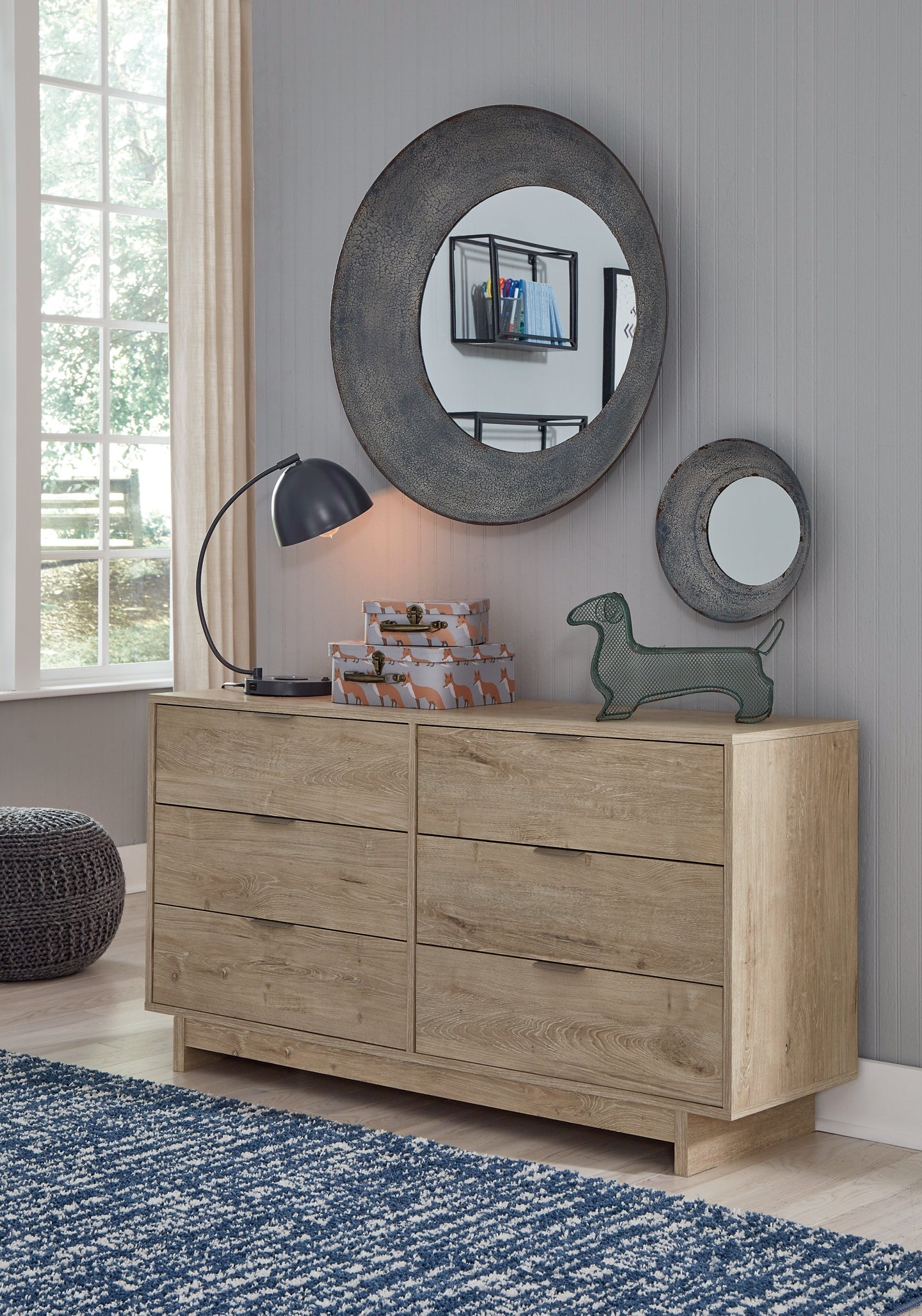 Oliah Six Drawer Dresser Smyrna Furniture Outlet