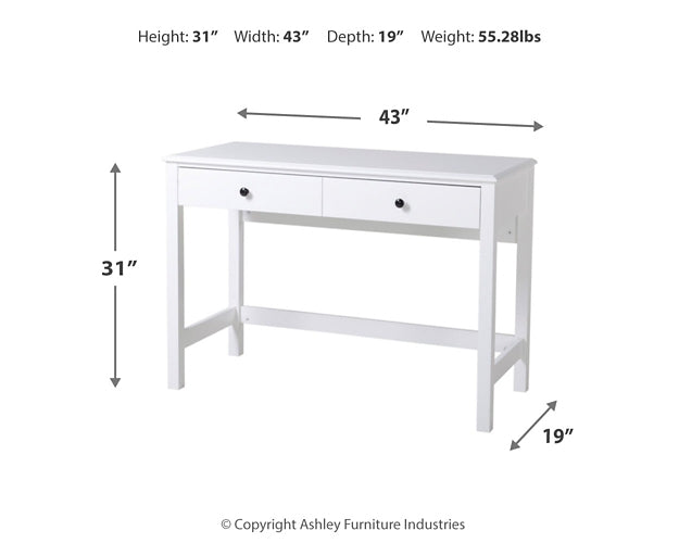 Othello Home Office Small Desk Smyrna Furniture Outlet