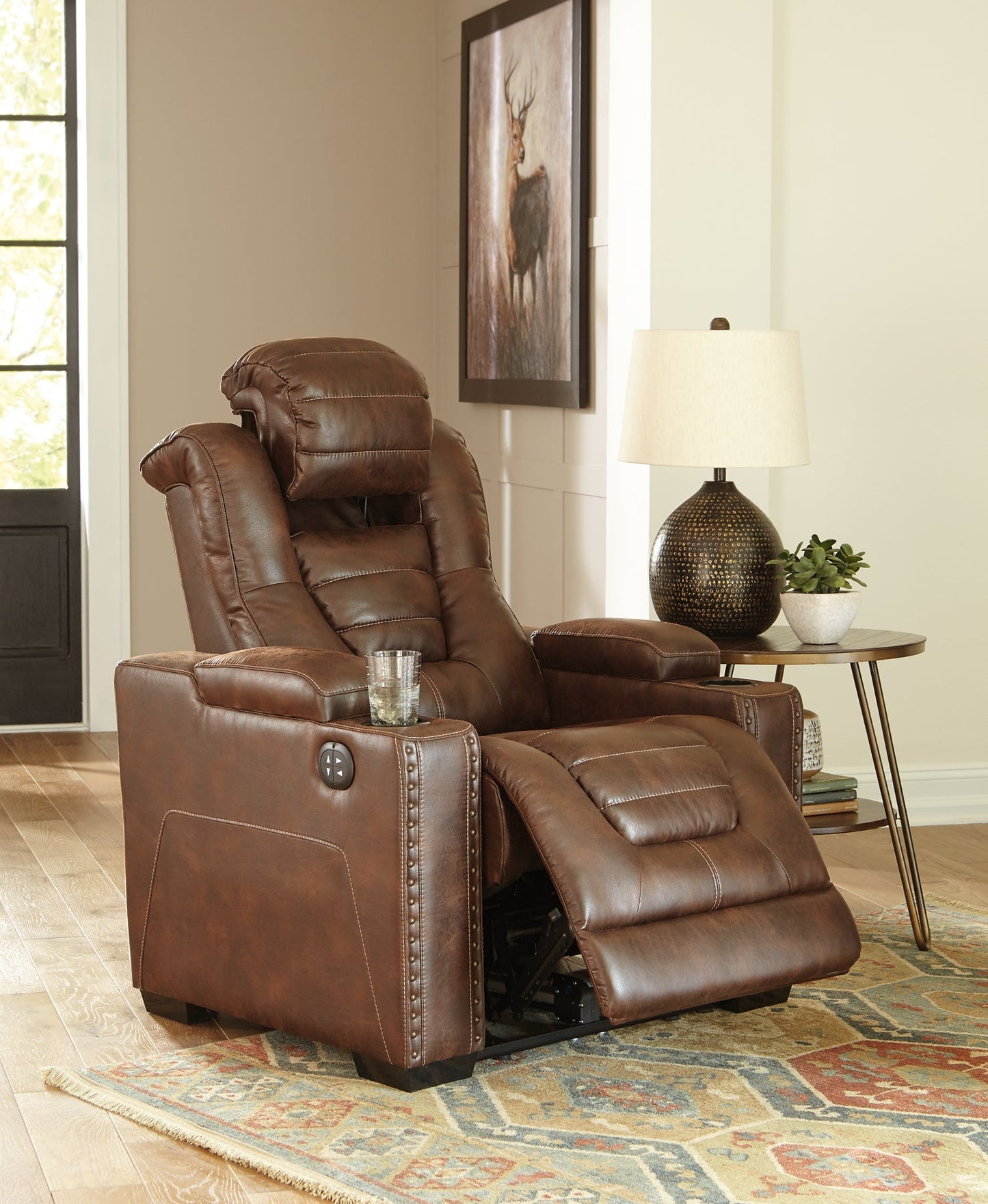 Owner's Box PWR Recliner/ADJ Headrest Smyrna Furniture Outlet