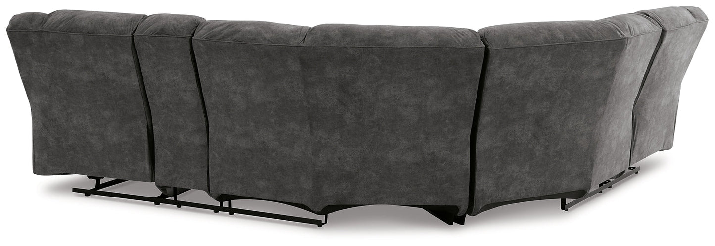 Partymate 2-Piece Reclining Sectional Smyrna Furniture Outlet