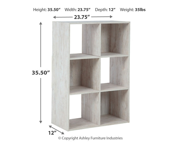 Paxberry Six Cube Organizer Smyrna Furniture Outlet