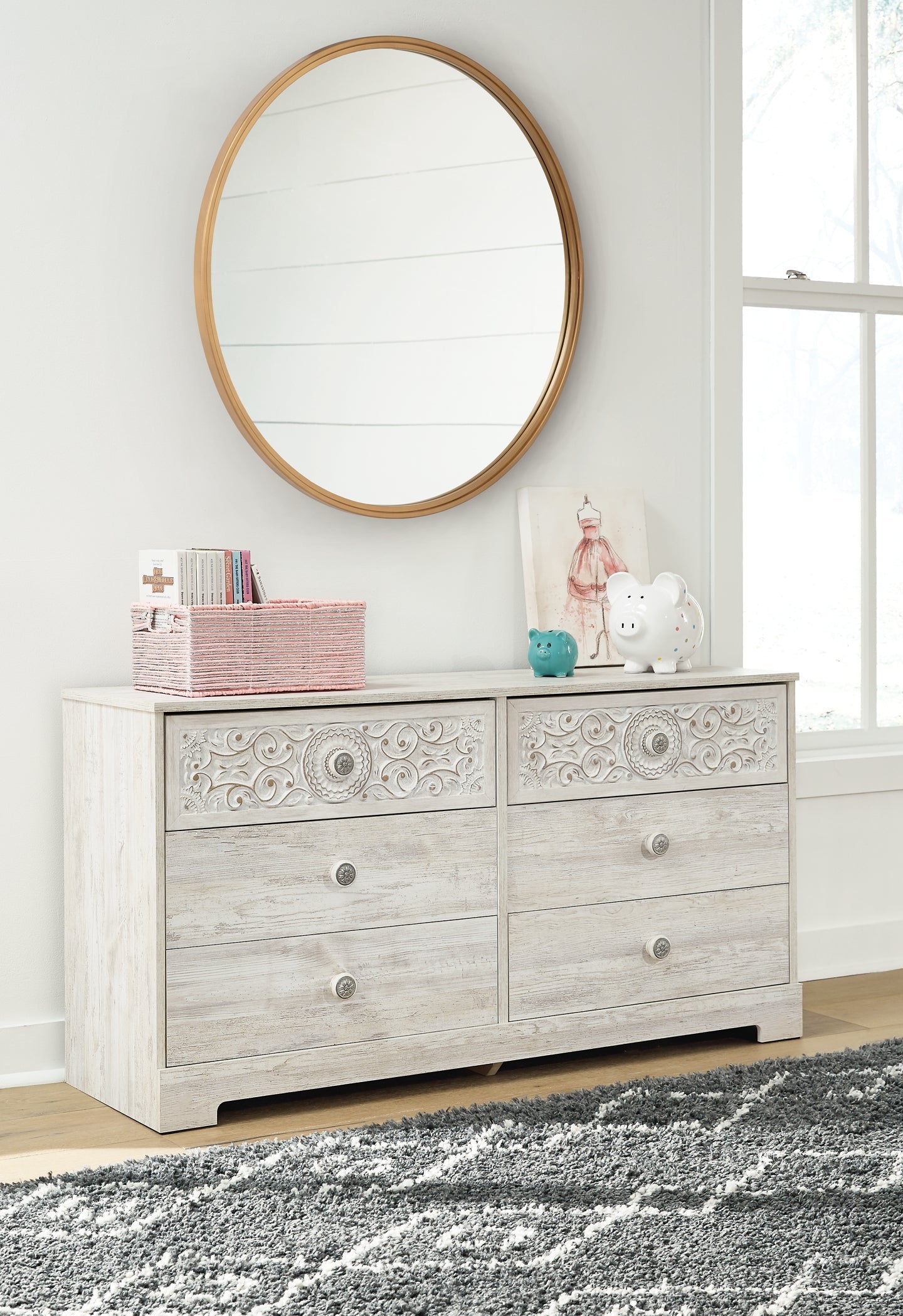 Paxberry Six Drawer Dresser Smyrna Furniture Outlet