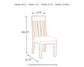 Ralene Dining UPH Side Chair (2/CN) Smyrna Furniture Outlet
