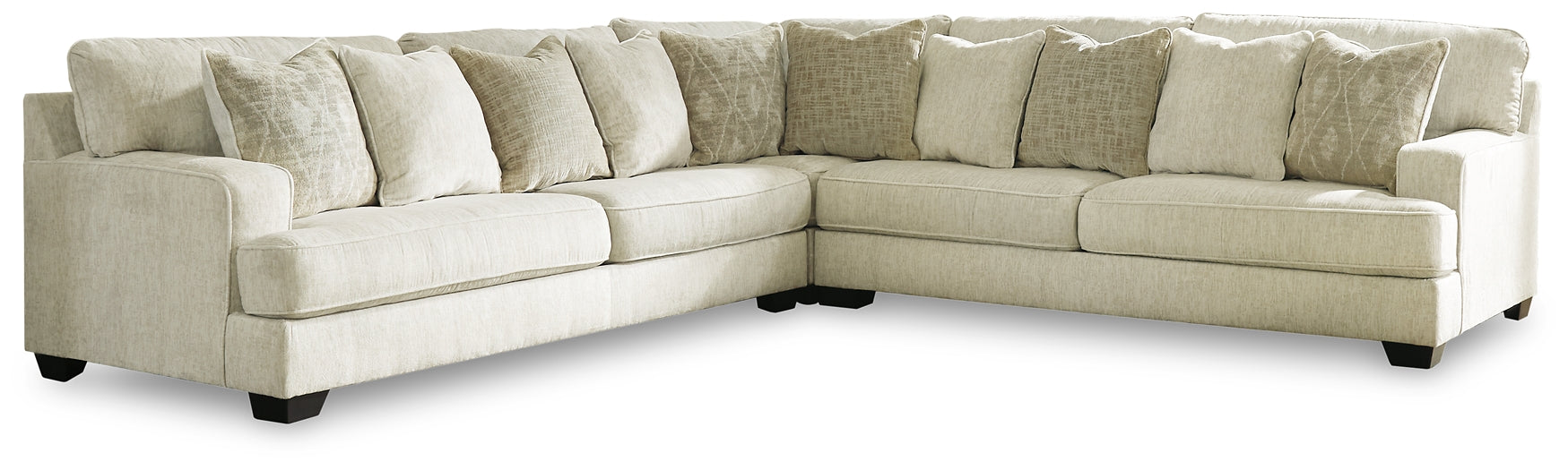 Rawcliffe 3-Piece Sectional with Ottoman Smyrna Furniture Outlet