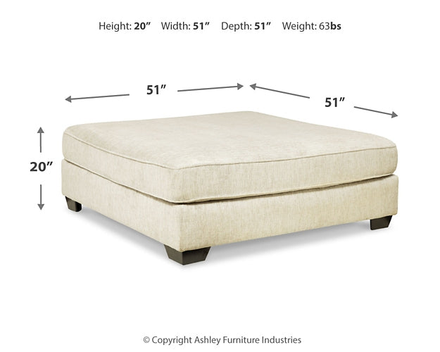 Rawcliffe Oversized Accent Ottoman Smyrna Furniture Outlet