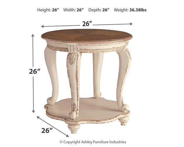 Realyn Coffee Table with 1 End Table Smyrna Furniture Outlet