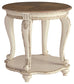 Realyn Coffee Table with 2 End Tables Smyrna Furniture Outlet