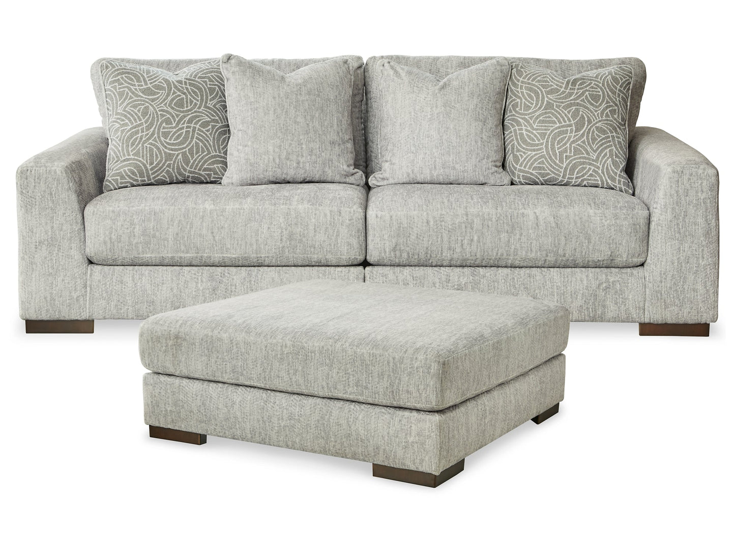 Regent Park 2-Piece Sectional with Ottoman Smyrna Furniture Outlet