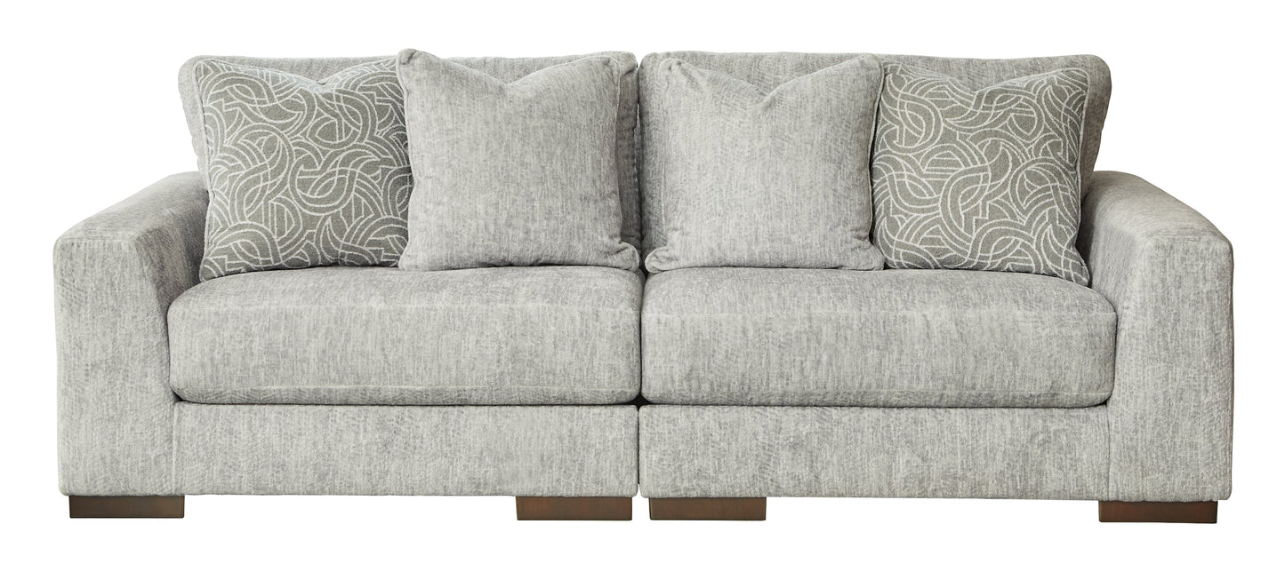 Regent Park 3-Piece Sectional with Ottoman Smyrna Furniture Outlet