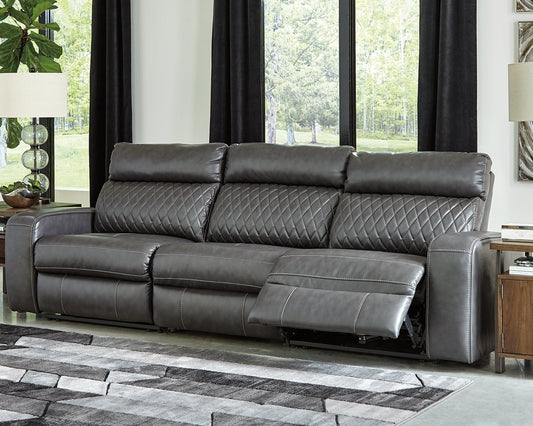 Samperstone 3-Piece Power Reclining Sectional Smyrna Furniture Outlet