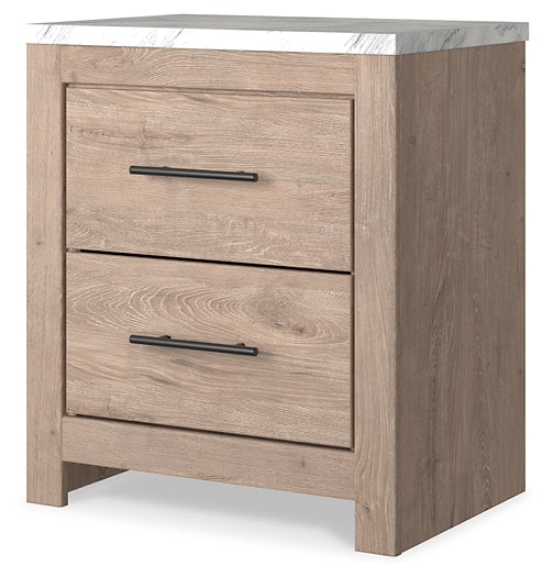 Senniberg Two Drawer Night Stand Smyrna Furniture Outlet