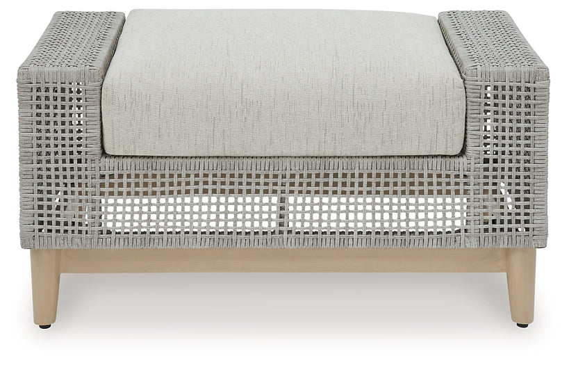 Seton Creek Ottoman with Cushion Smyrna Furniture Outlet