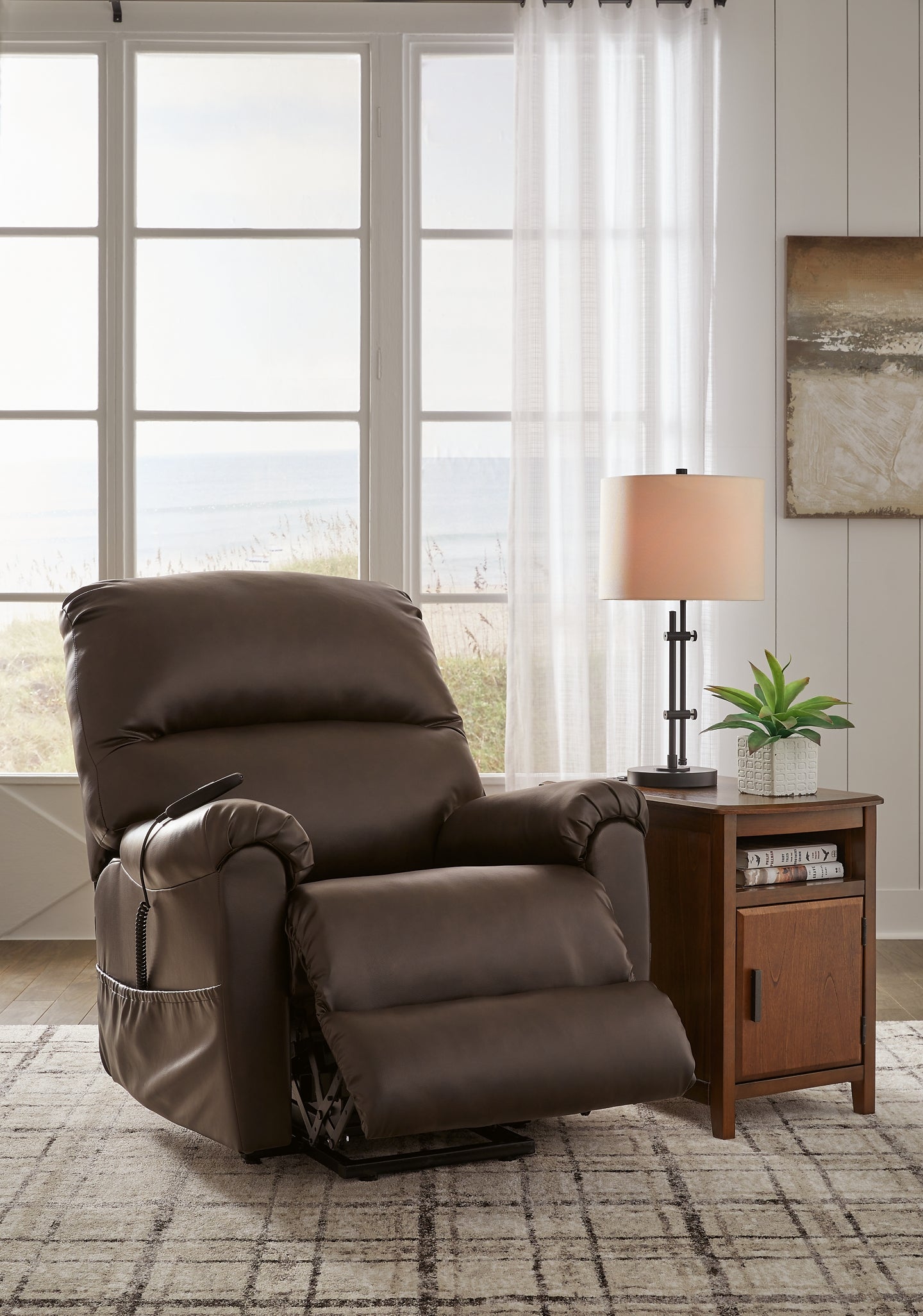 Shadowboxer Power Lift Recliner Smyrna Furniture Outlet