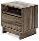 Shallifer One Drawer Night Stand Smyrna Furniture Outlet