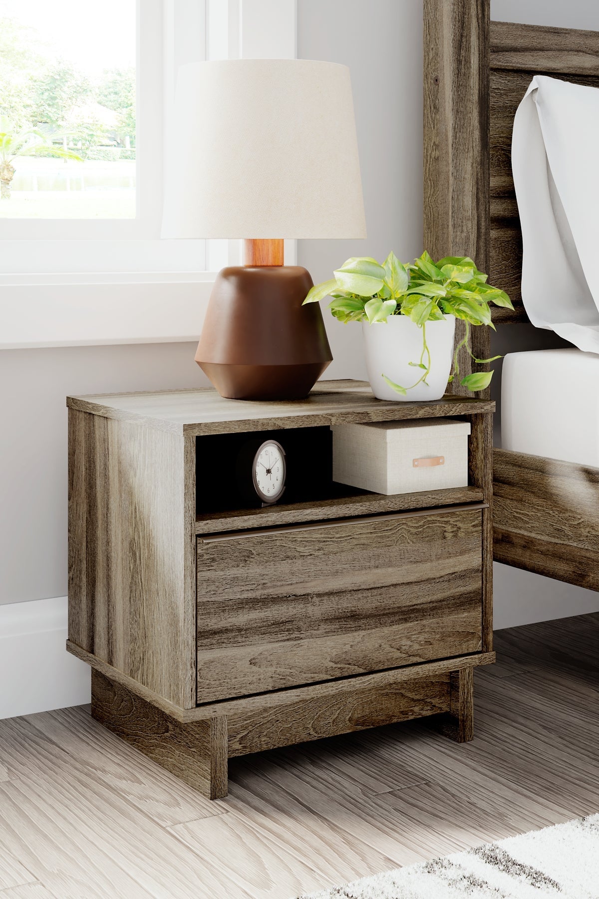 Shallifer One Drawer Night Stand Smyrna Furniture Outlet