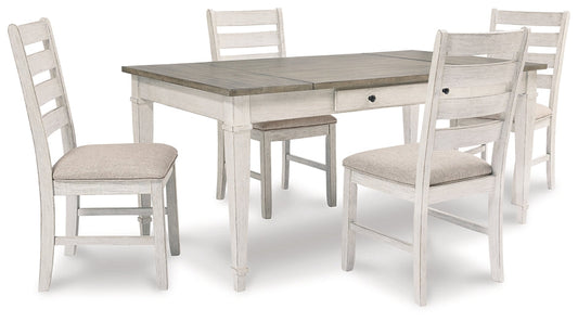 Skempton Dining Table and 4 Chairs Smyrna Furniture Outlet
