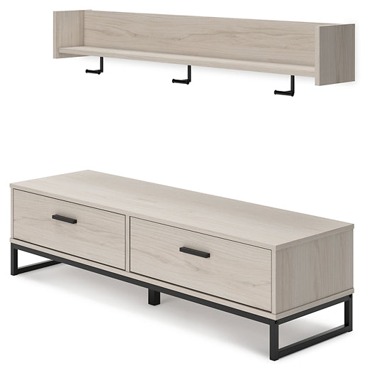 Socalle Bench with Coat Rack Smyrna Furniture Outlet