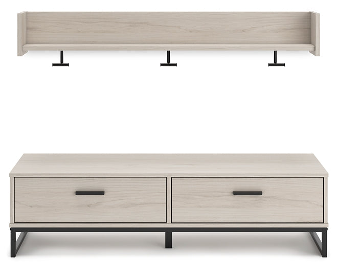 Socalle Bench with Coat Rack Smyrna Furniture Outlet