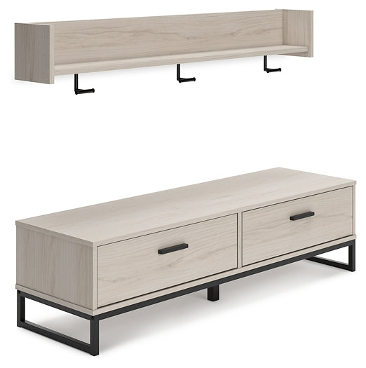 Socalle Bench with Coat Rack Smyrna Furniture Outlet