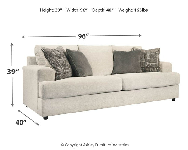 Soletren Sofa, Loveseat, Chair and Ottoman Smyrna Furniture Outlet