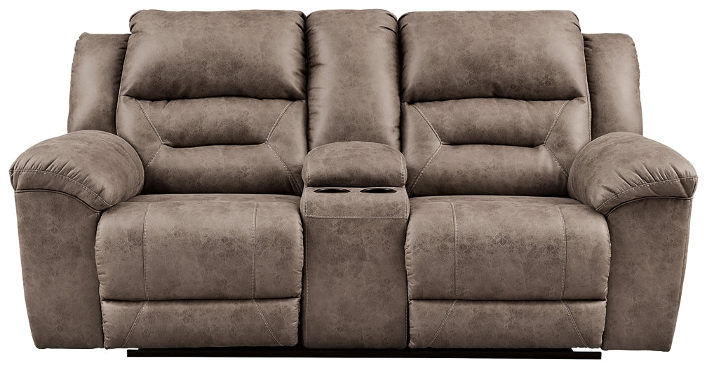 Stoneland Sofa, Loveseat and Recliner Smyrna Furniture Outlet