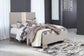 Surancha Full Panel Bed with Mirrored Dresser, Chest and 2 Nightstands Smyrna Furniture Outlet