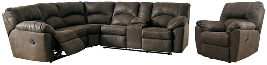 Tambo 2-Piece Sectional with Recliner Smyrna Furniture Outlet