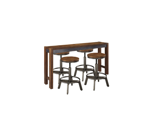 Torjin Counter Height Dining Table and 4 Barstools Smyrna Furniture Outlet